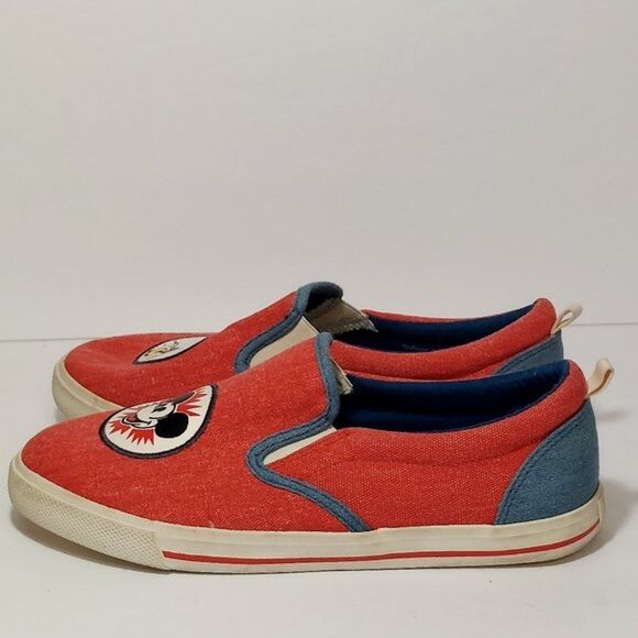 Disney Mickey Mouse Canvas Loafers, Disney Junk Food Collaboration, Size 5 - Picture 5 of 11